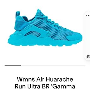 Like new Nike huarache run ultra br gamma blue size 7
